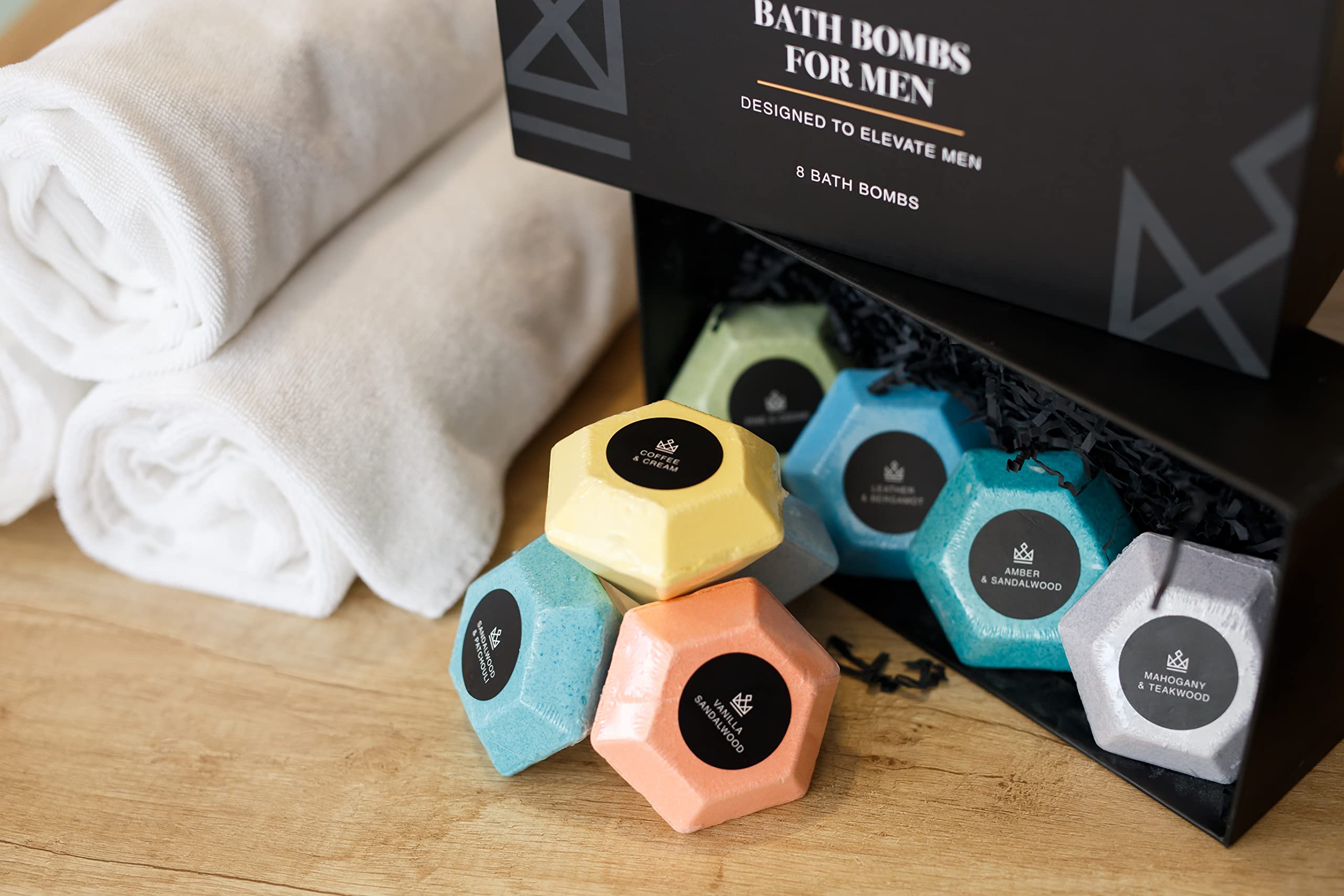 MAKE LIFE EXCLUSIVE bath bombs for men gift set creates memorable moments