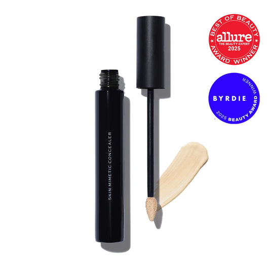 Swatch of MAKE Skin Mimetic Concealer in Fair Neutral on skin.