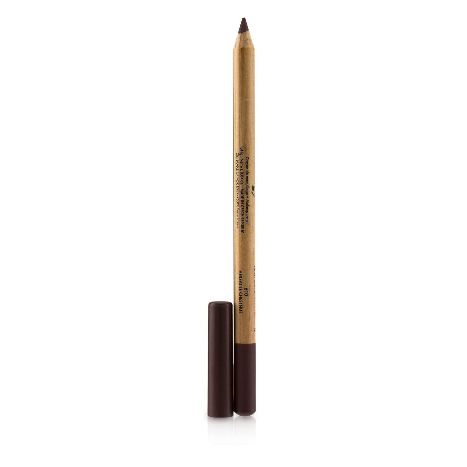 Make Up For Ever Artist Color Pencil Brow 610 Versatile Chestnut defines brows with smooth control.