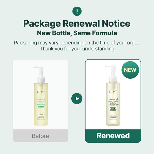 MAKEP:REM Safe Me texture on hand highlights lightweight cleansing oil.