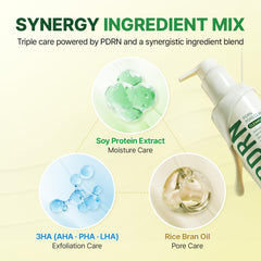 MAKEP:REM sensitive-skin friendly formula shown for gentle cleansing.