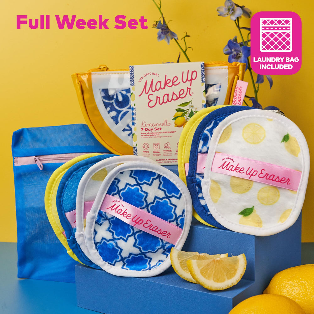 Includes laundry bag and hair clip for MakeUp Eraser care and storage.