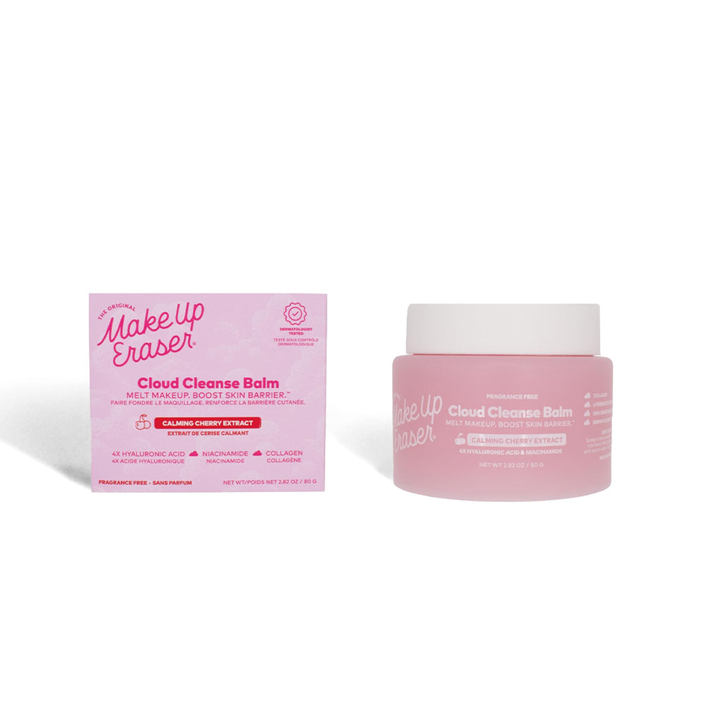 MakeUp Eraser balm-to-oil dispersion demonstrates quick emulsification of waterproof makeup