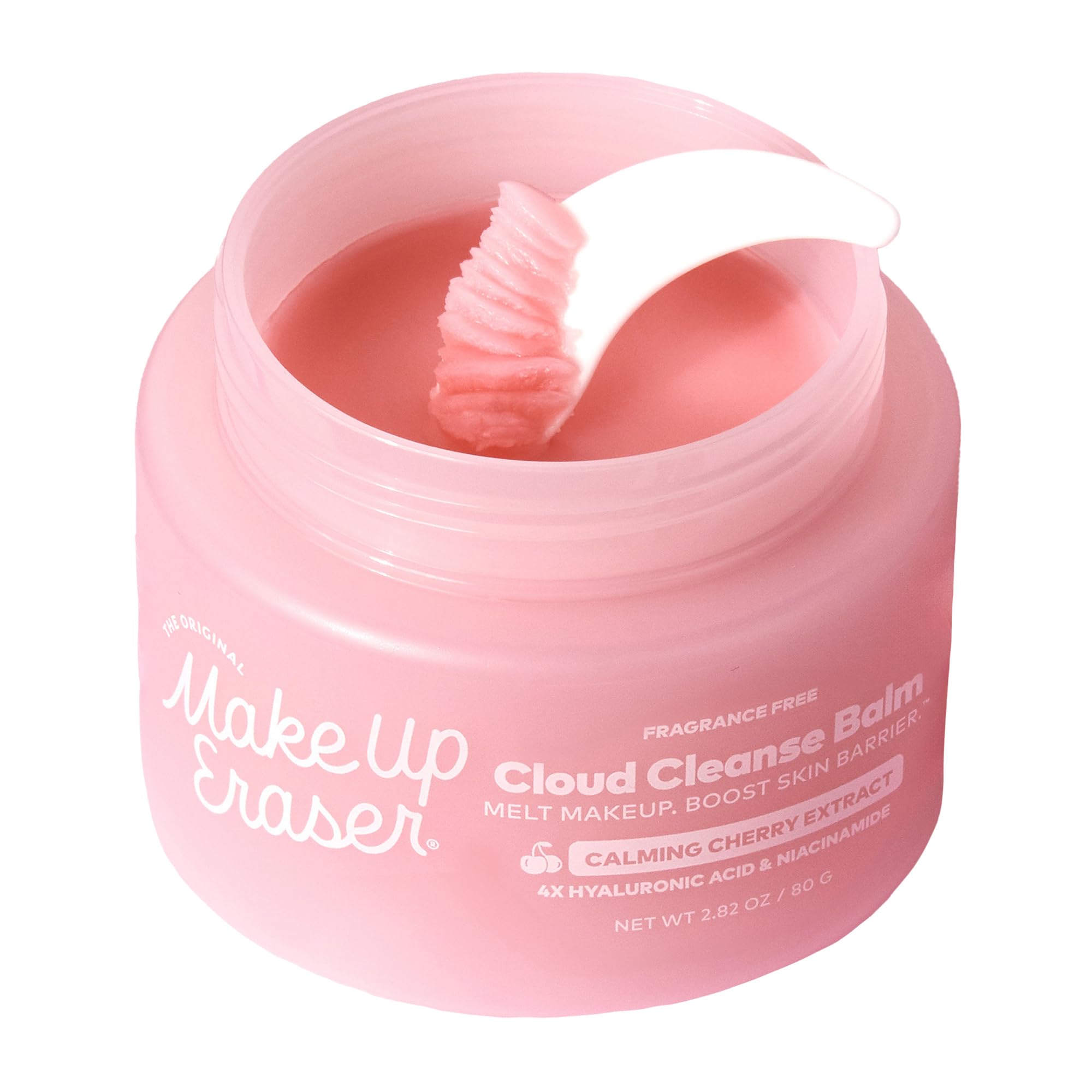 MakeUp Eraser Cloud Cleanse Balm jar showing balm texture for easy makeup removal