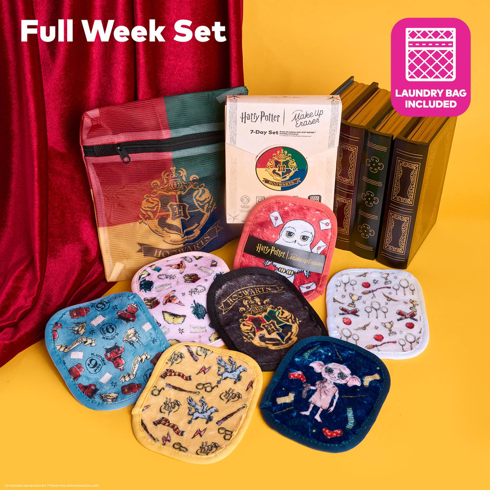 MakeUp Eraser Harry Potter 7-Day Set in-use example showing clean skin