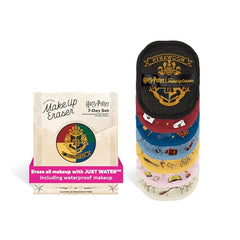 MakeUp Eraser Harry Potter 7-Day Set packaging highlights reusable cloths for eco-friendly routine