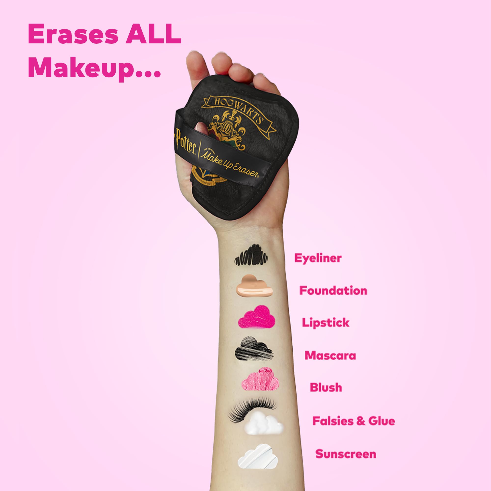 MakeUp Eraser Harry Potter 7-Day Set waterproof makeup removal with just water
