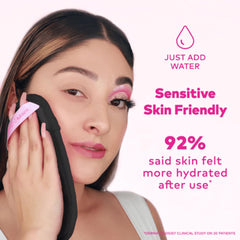 MakeUp Eraser Mini Pro 5-pack sustainable-removal emphasizes eco-friendly alternative to wipes.