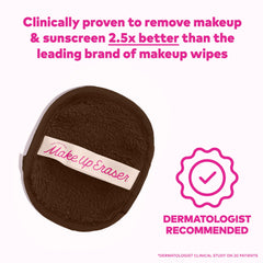 MakeUp Eraser Mocha 7-Day Set fabric close-up highlights cloud-soft fibers for gentle cleansing.
