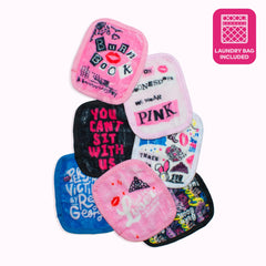 MakeUp Eraser no-alcohol formula, skin-friendly cleansing cloth.