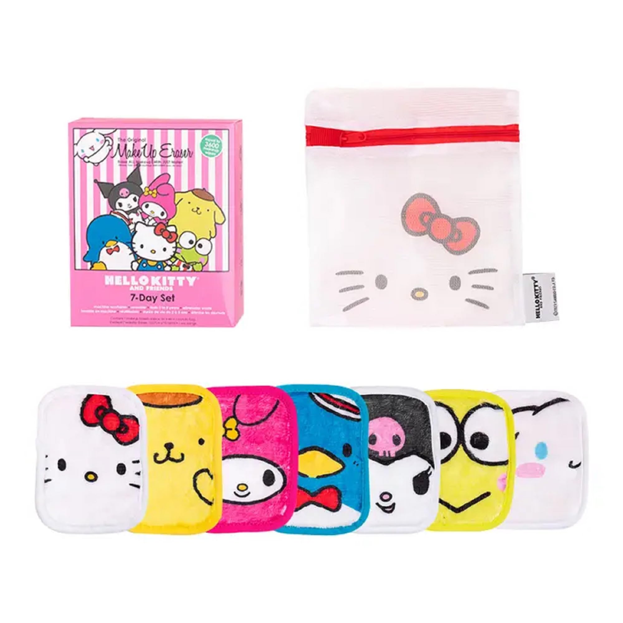 MakeUp Eraser Original 7-Day Set packaging shows reusable cloths for gentle cleansing.