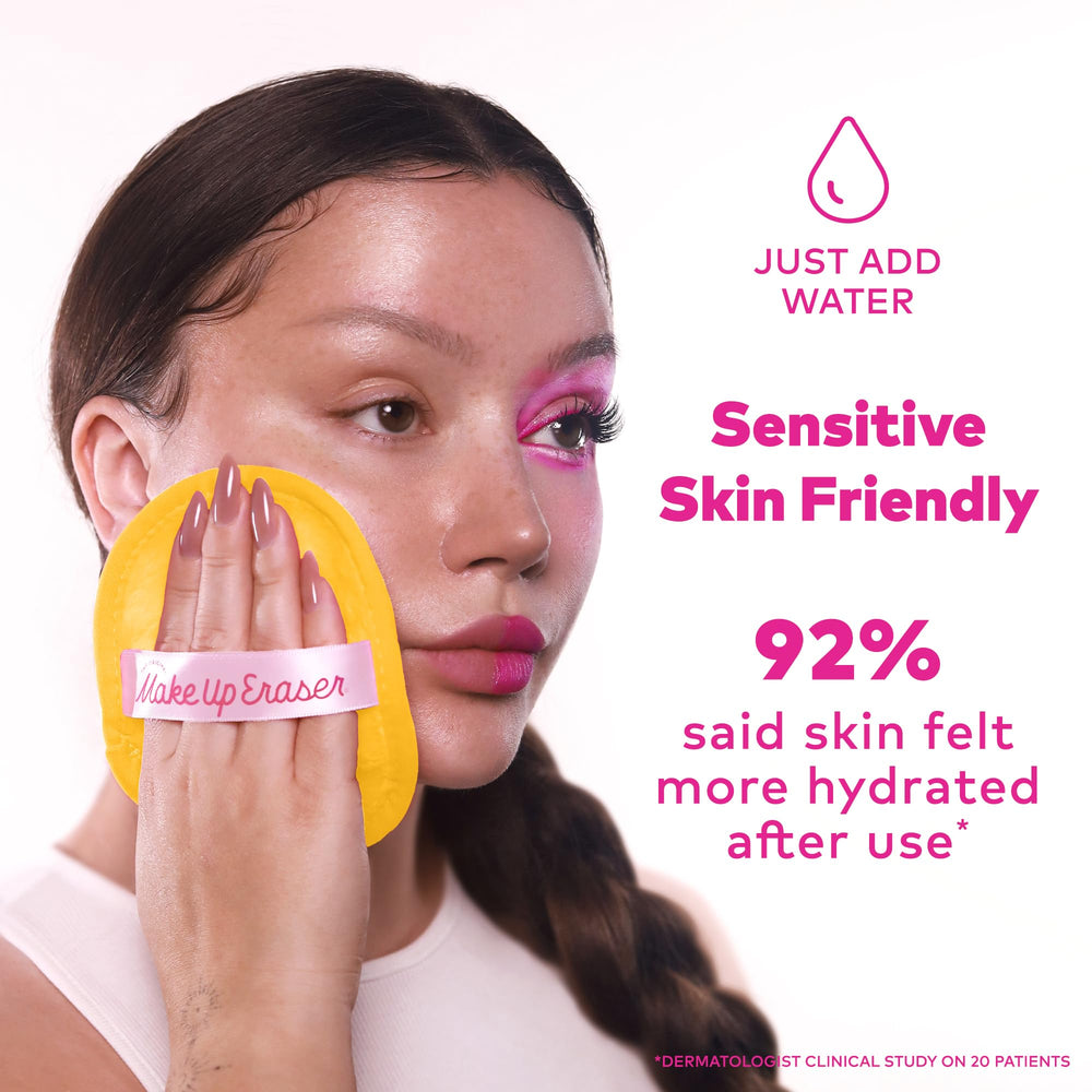 MakeUp Eraser Original skin-safe materials are free from alcohol and sulfates.