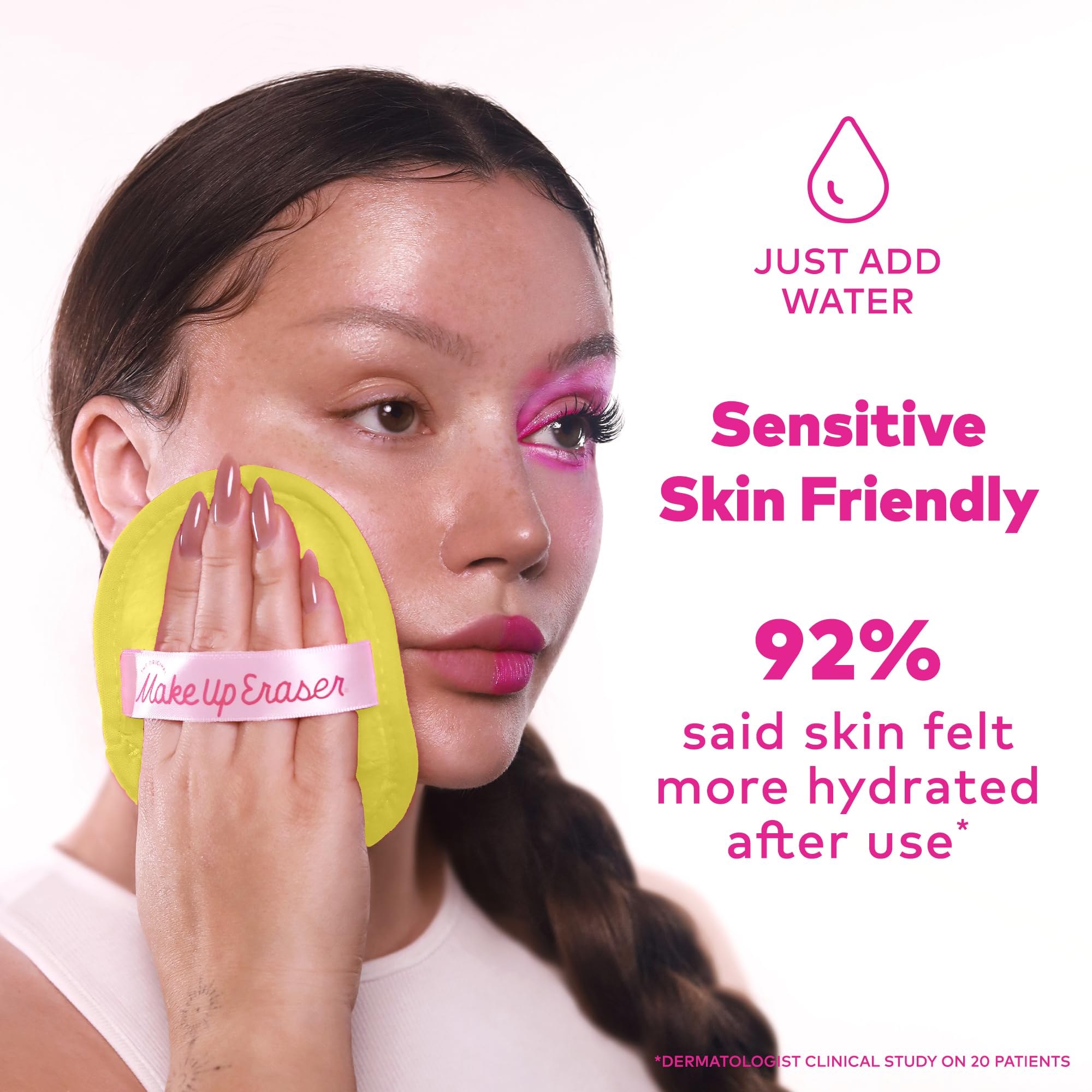 Packaging of MakeUp Eraser Limoncello 7-day set with 7 pads.
