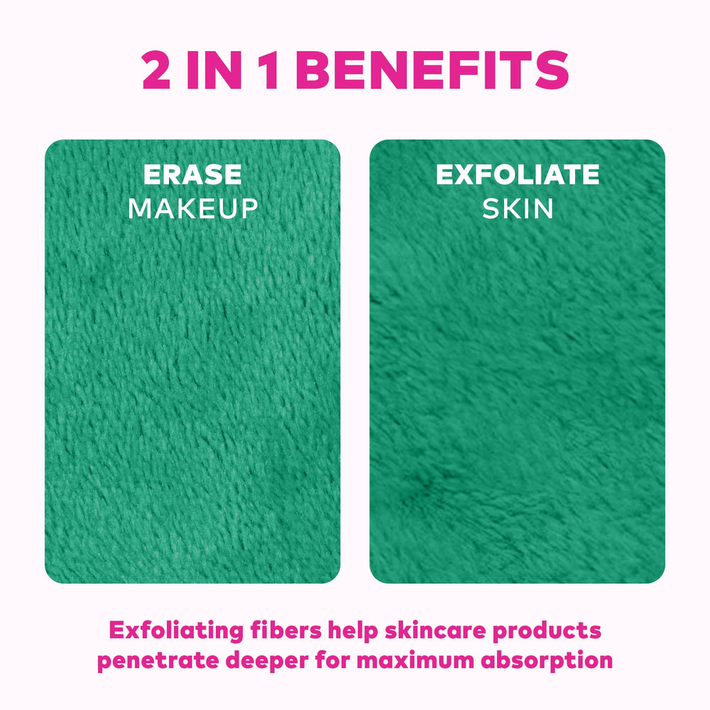MakeUp Eraser PRO reusable fabric helps reduce waste compared to disposable wipes
