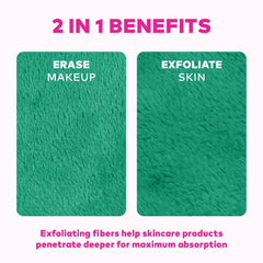 MakeUp Eraser PRO reusable fabric helps reduce waste compared to disposable wipes