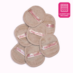 MakeUp Eraser laundry bag included for easy washing and reuse.