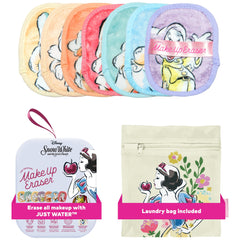 MakeUp Eraser Snow White packaging highlights a reusable makeup removal solution