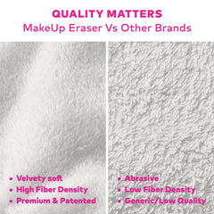MakeUp Eraser close-up of soft microfiber texture for gentle cleansing