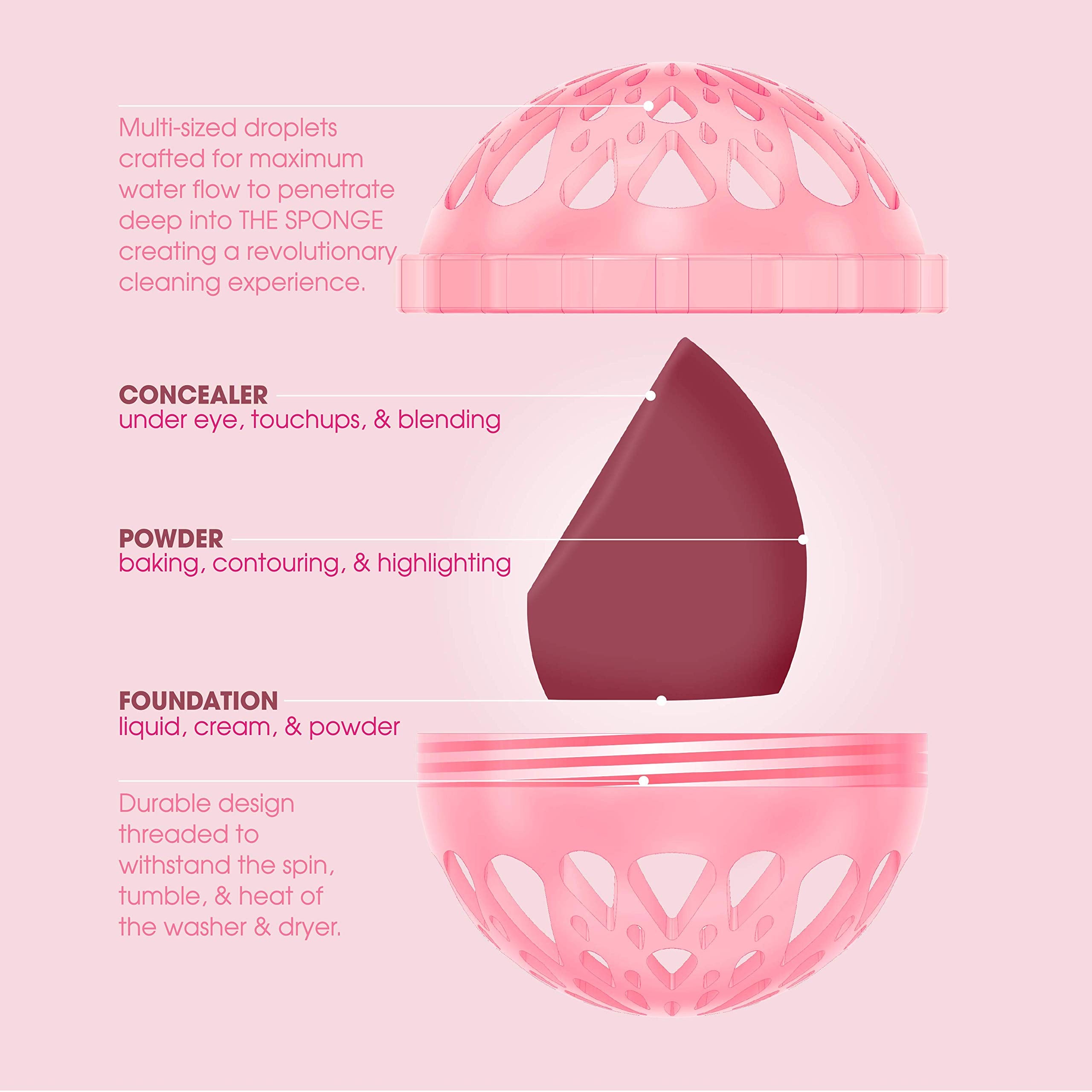 MakeUp Eraser Sponge removing waterproof makeup with just water