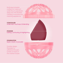 MakeUp Eraser Sponge removing waterproof makeup with just water