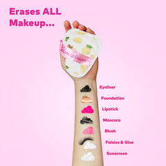 MakeUp Eraser cloths are reusable and machine washable for sustainability.