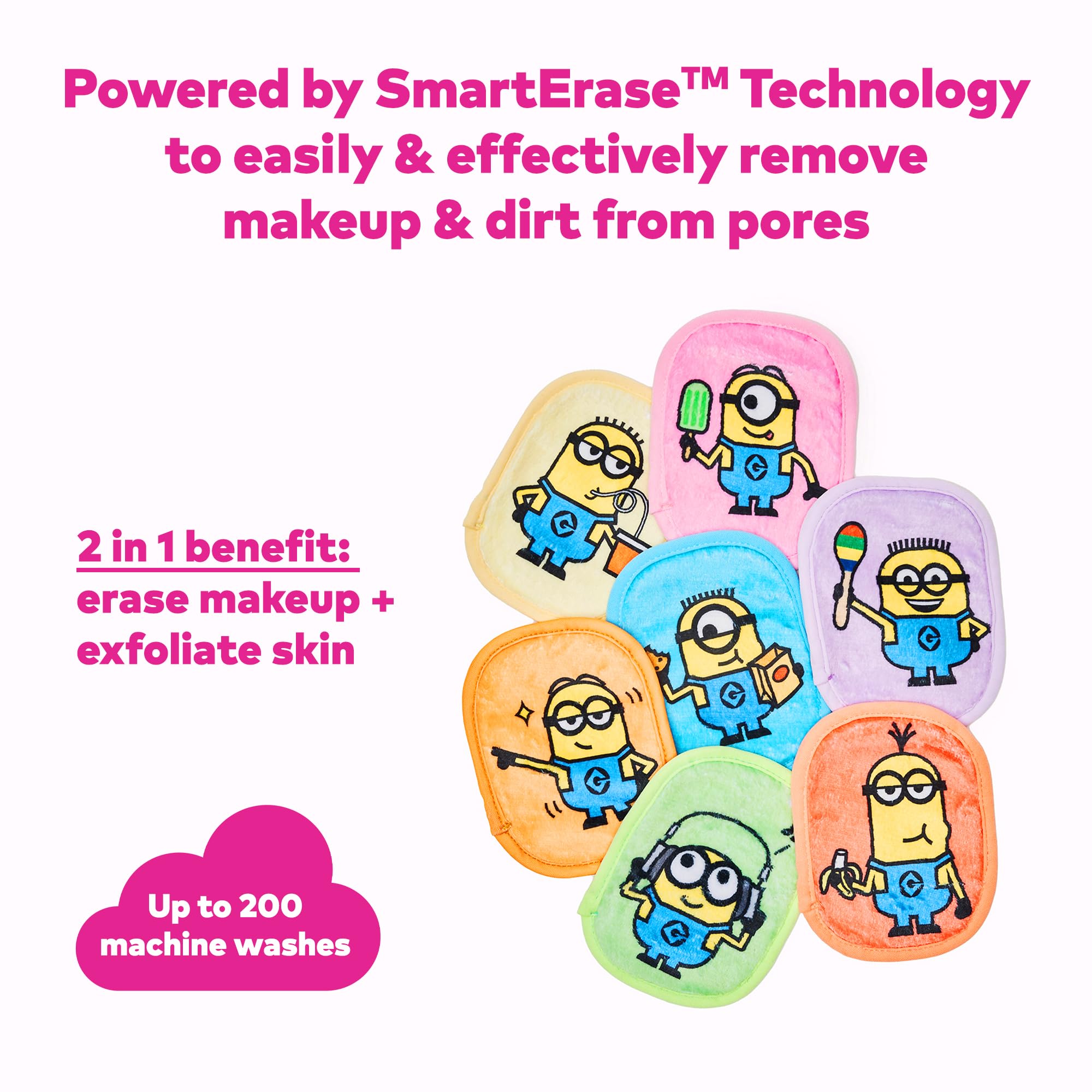 MakeUp Eraser water removal image highlights waterproof makeup removal