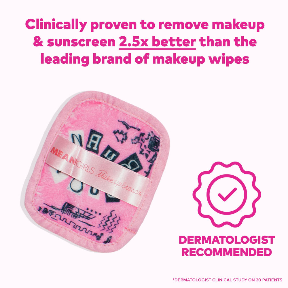 MakeUp Eraser waterproof makeup removal, for mascara and eyeliner without rubbing.