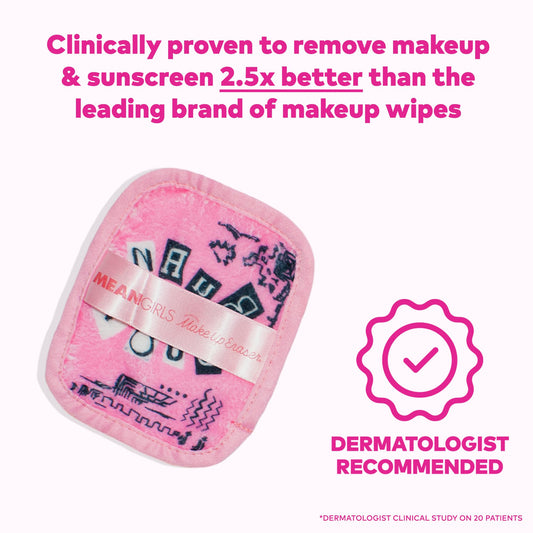MakeUp Eraser waterproof makeup removal, for mascara and eyeliner without rubbing.