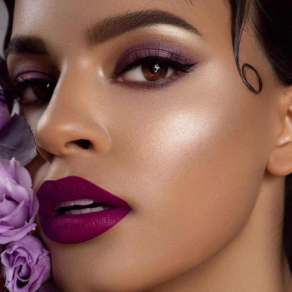 MAKI YIKA pink swatch offers playful, versatile lip color