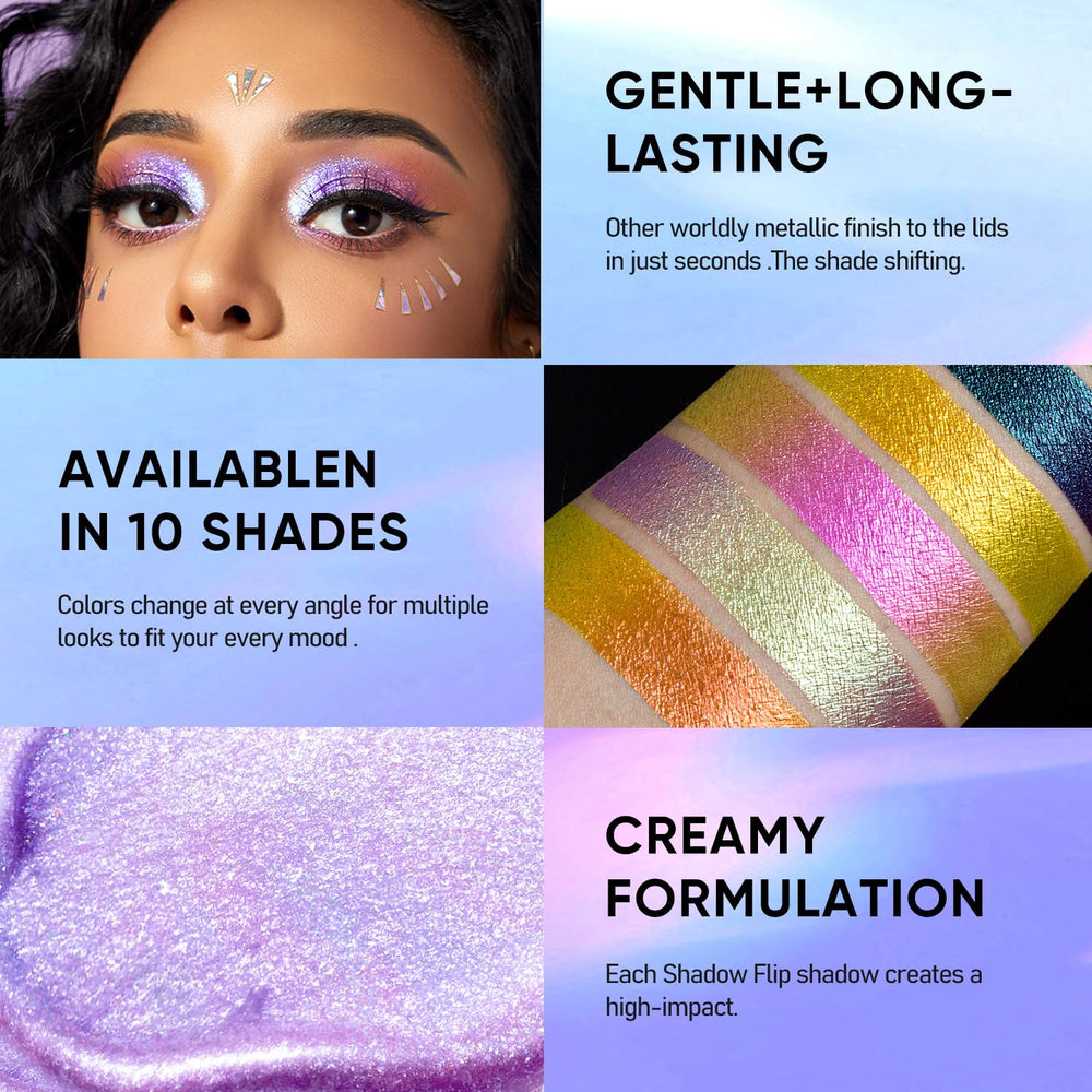Maki Yika glitter liquid eyeshadow smudgeproof finish for all-day wear