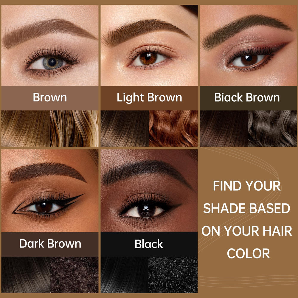 MAKI YIKA shades range from light brown to black for diverse tones