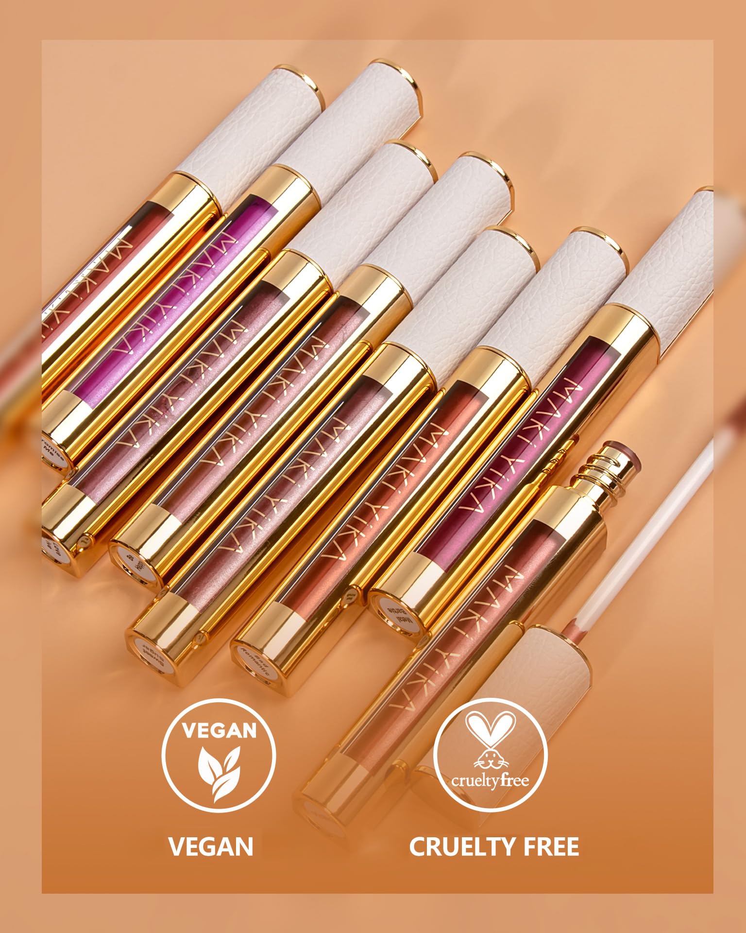MAKI YIKA vegan cruelty-free badge reinforces ethical beauty choice