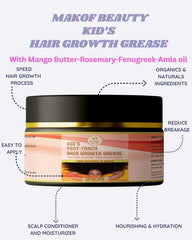 MAKOF BEAUTY amla oil hair nourishment dropper demonstrates hydration for dry curls.