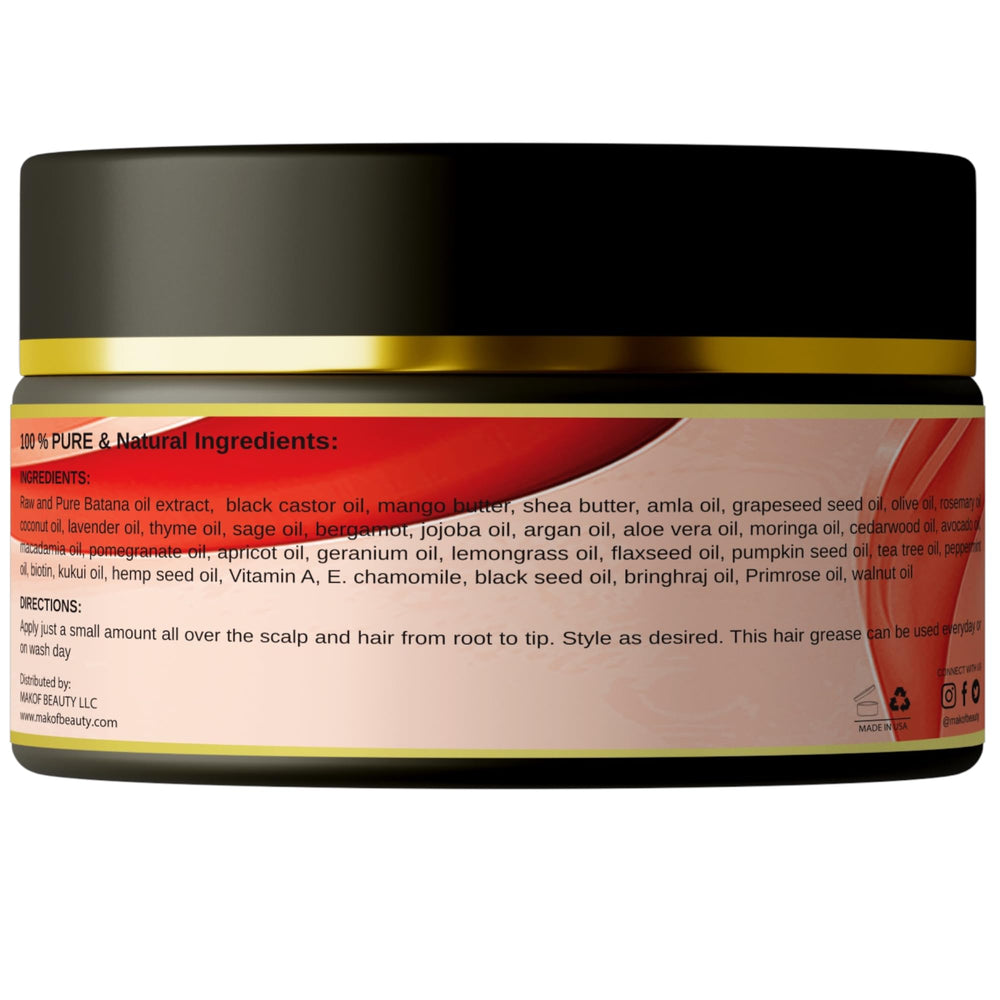 MAKOF BEAUTY deep hydration scene shows curls absorbing moisture.