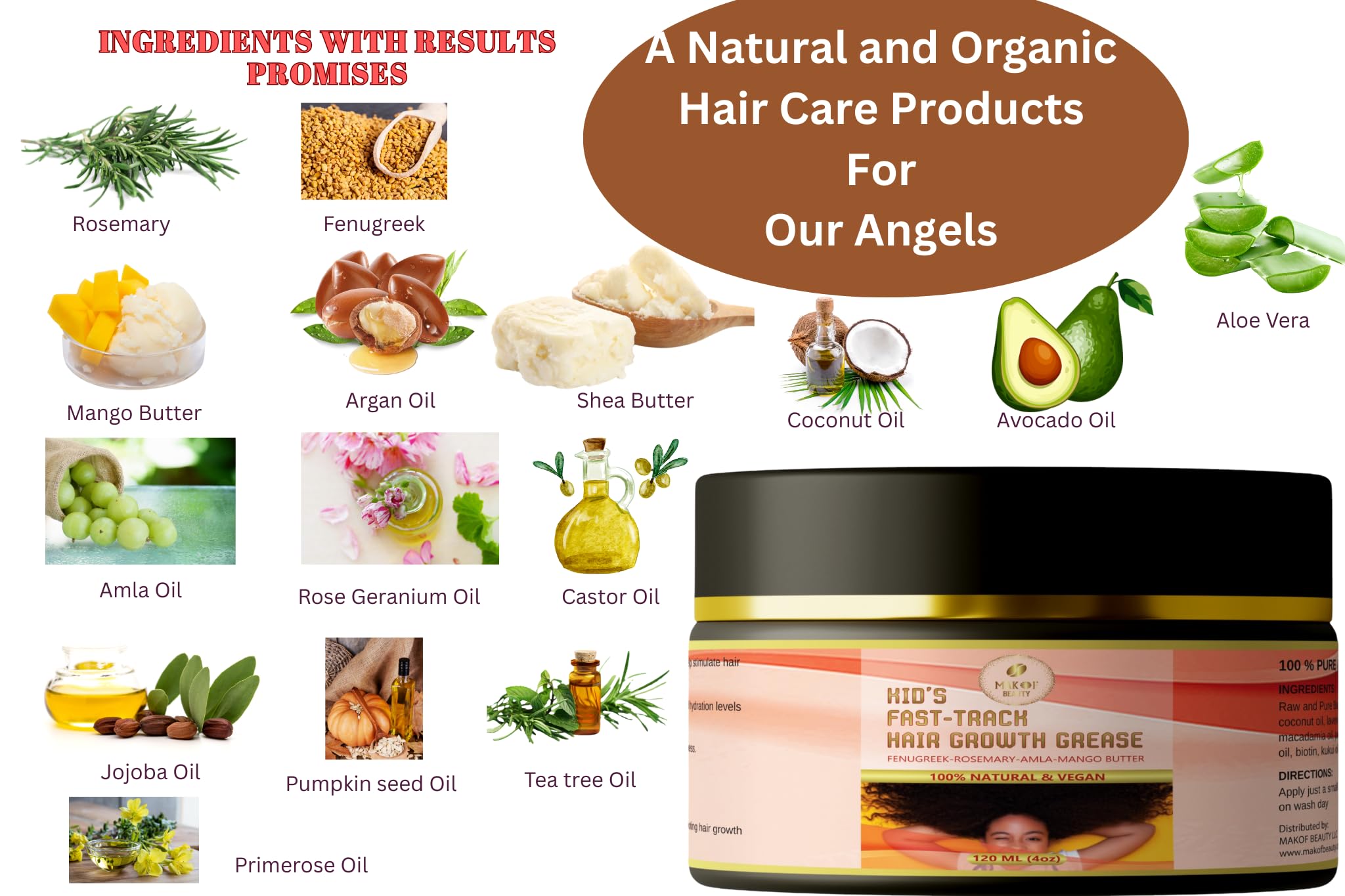 MAKOF BEAUTY herbal scent close-up conveys gentle fragrance kids love.