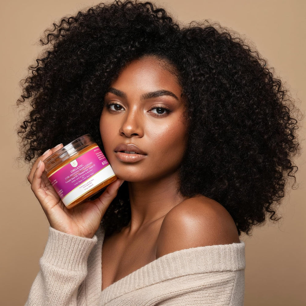 MAKOF BEAUTY Texture and movement captured during styling application.