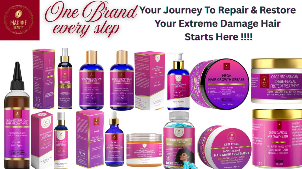 MAKOF BEAUTY Wash-and-go ready curl style shown in action.