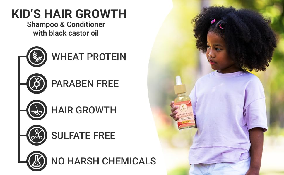 Makof Kid's Hair Growth Set texture closeup showcases creamy formula.