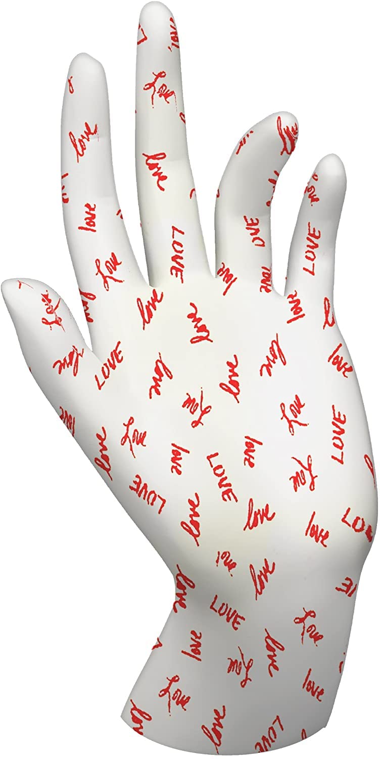 Malcolm's Miracle Love Moisturizing Gloves close-up knit reveals thick fabric and stretch