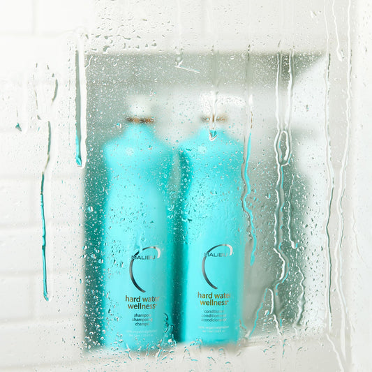 Malibu C Hard Water Conditioner bottle highlighting hydrating care for smoother hair