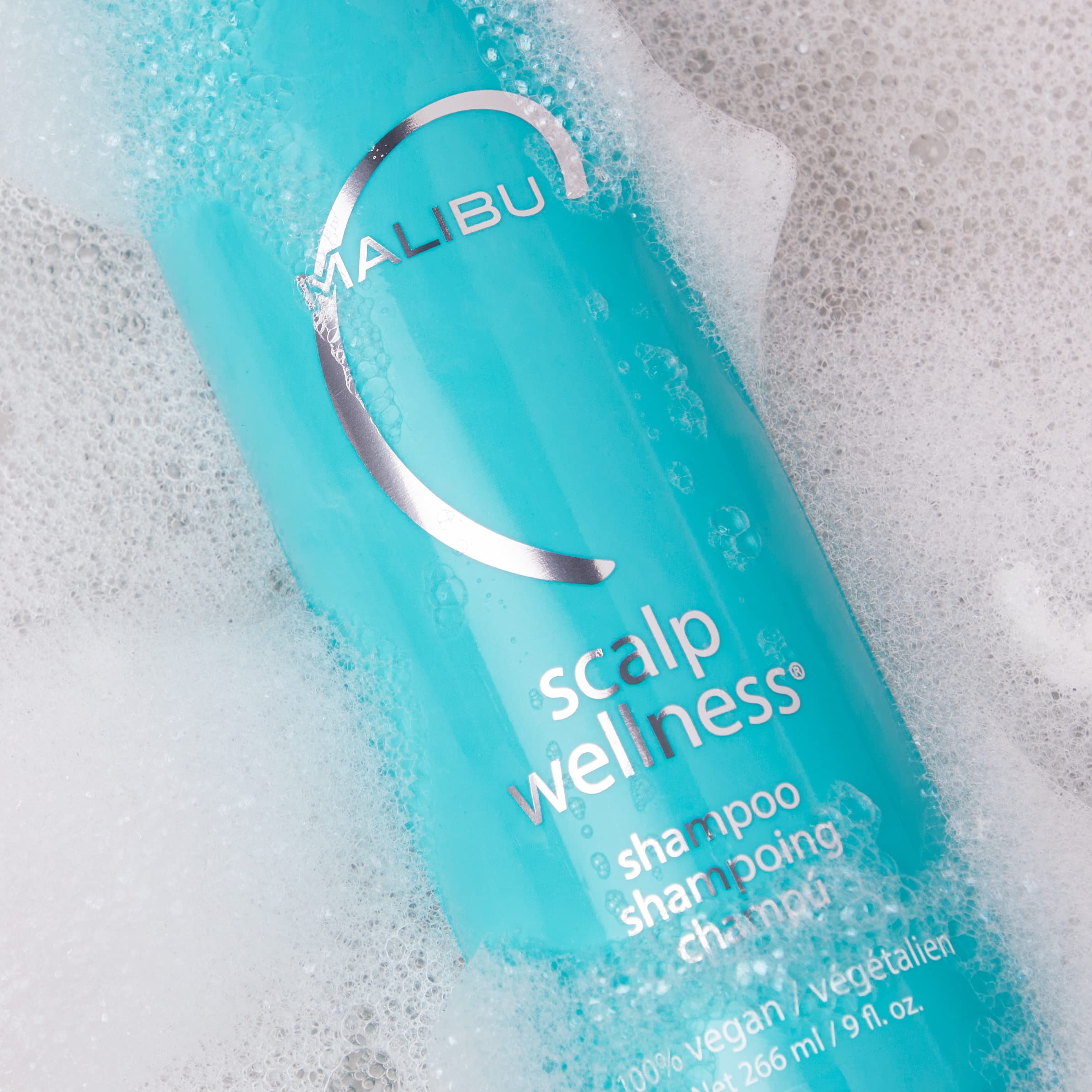 Creamy lather forms from the sulfate-free formula during cleansing.