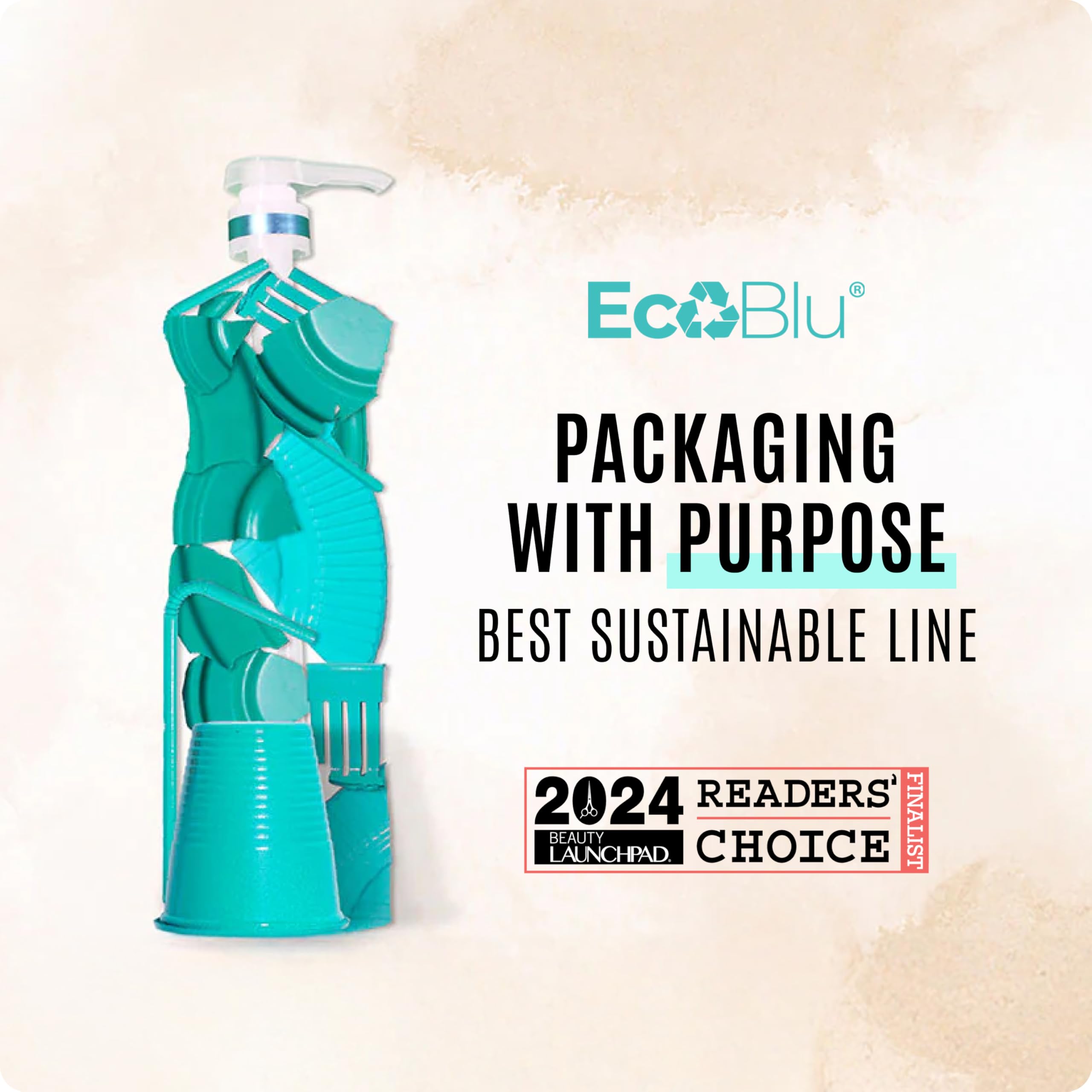 Mint menthol drops signal the refreshing scalp care action.