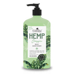 Hemp oil ingredient spotlight from Malibu Hemp Classic for skin nourishment