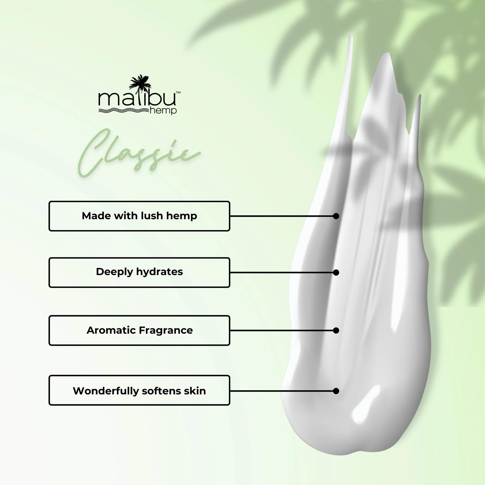 Sunflower oil element in Malibu Hemp Classic for gentle nourishment