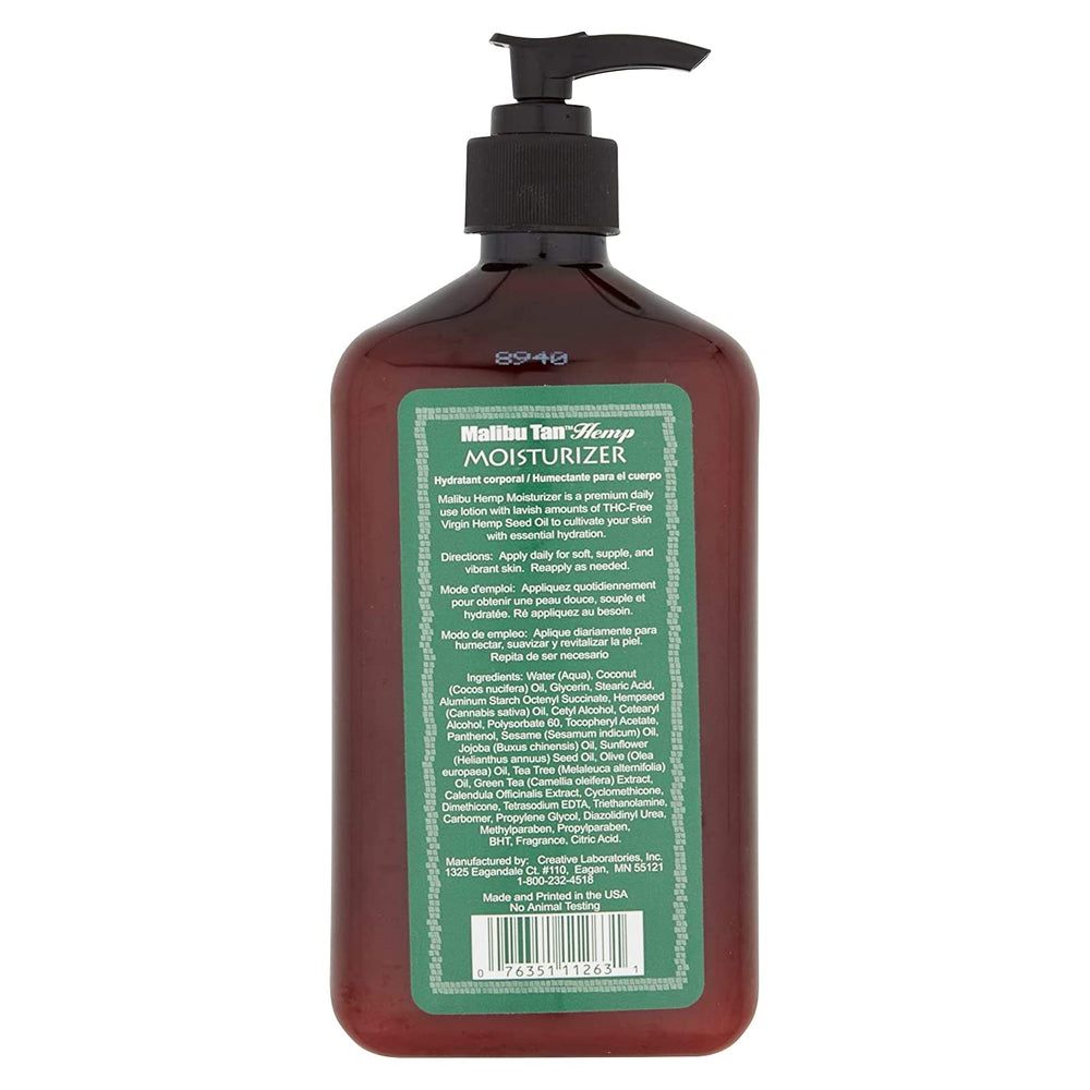 Malibu Tan 3-pack packaging emphasizes value and bulk hydration
