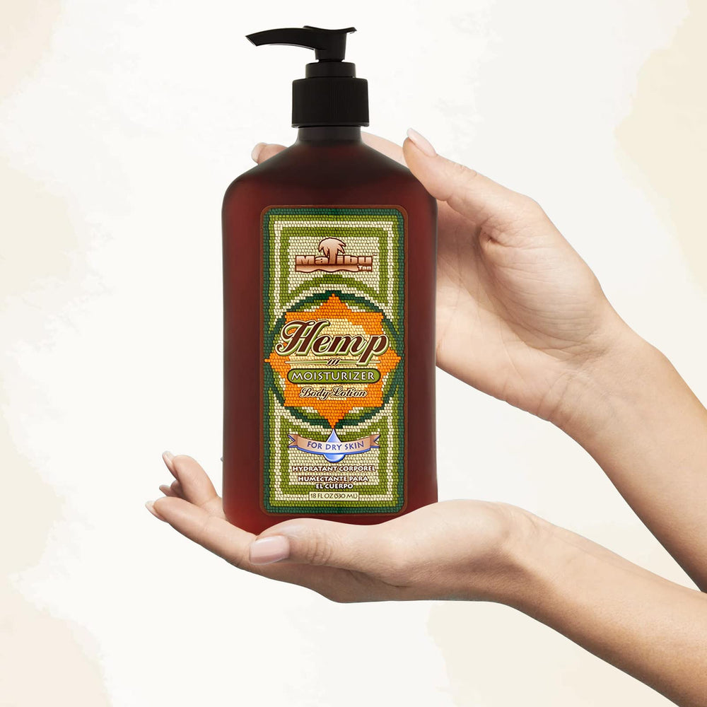 Malibu Tan hand application demonstrates quick absorb and non-greasy feel