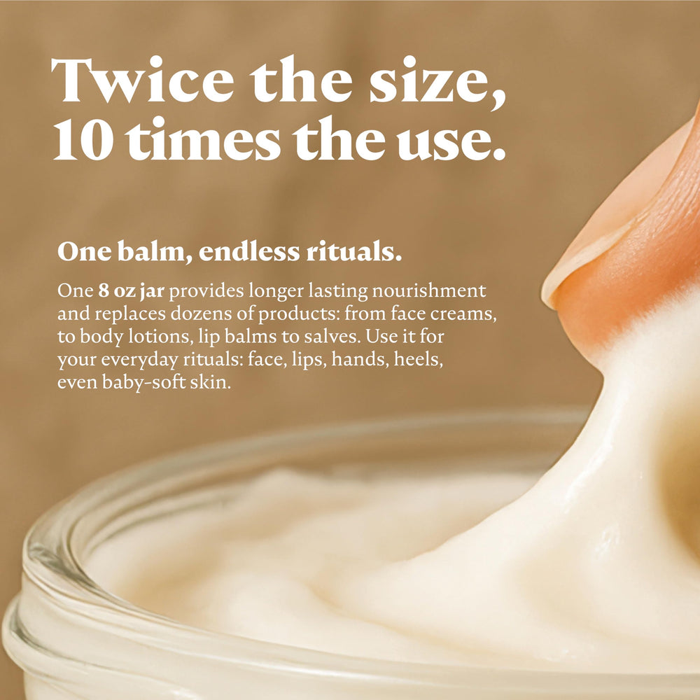 MalloMe balm leaves skin soft and comfortable after application.