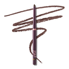 Mally Beauty Evercolor Gel Waterproof Eyeliner Walnut bottle highlights a convenient retractable design.