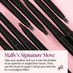 Mally Beauty Evercolor Walnut long-wear performance shown on busy, active days.