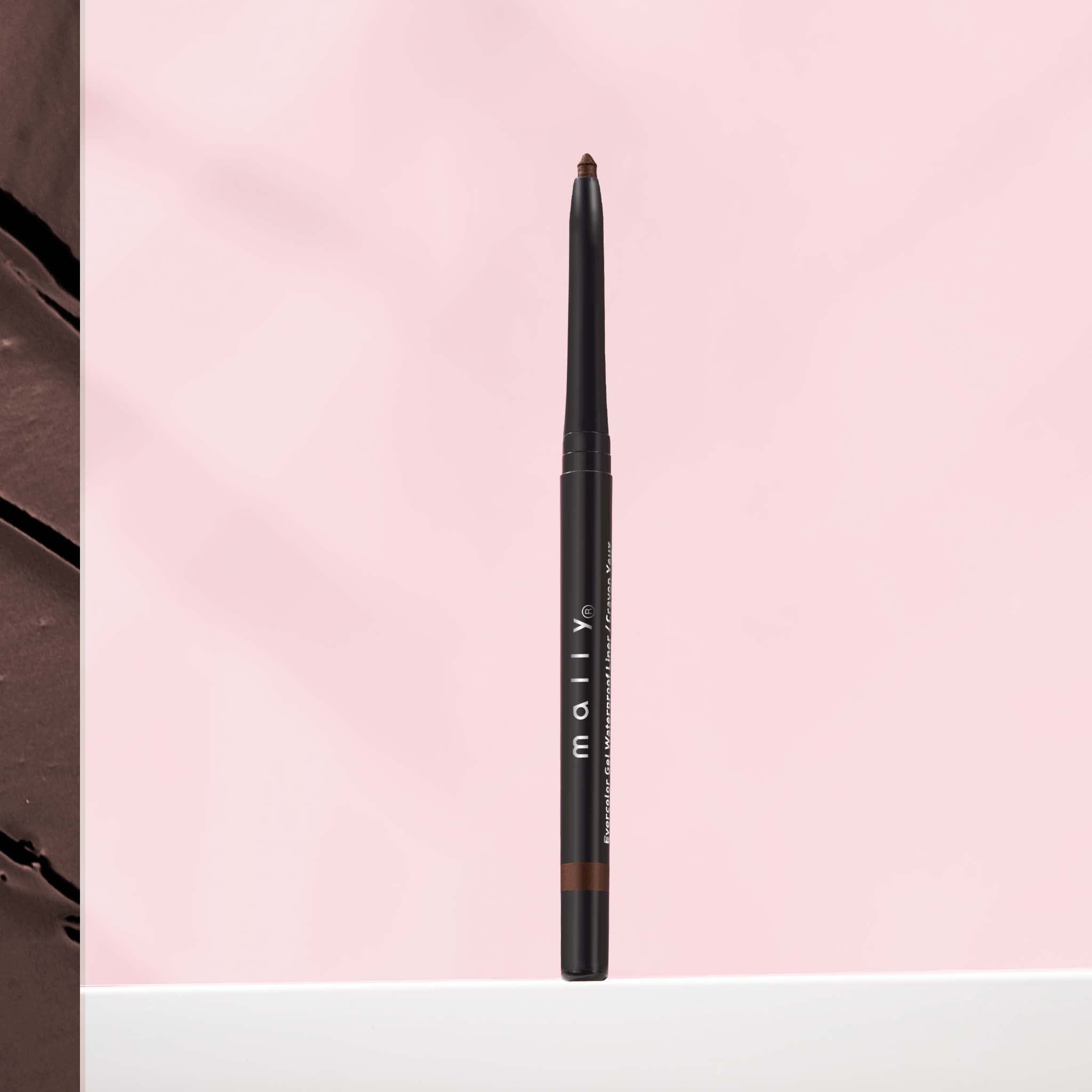 Mally Beauty Evercolor Walnut packaging emphasizes travel-friendly design.